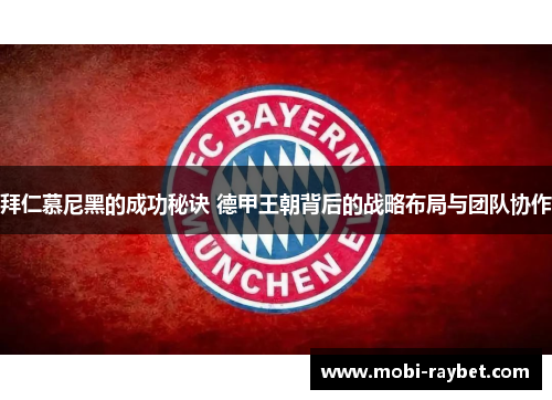 拜仁慕尼黑的成功秘诀 德甲王朝背后的战略布局与团队协作