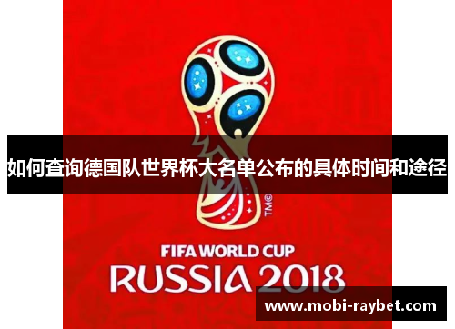如何查询德国队世界杯大名单公布的具体时间和途径